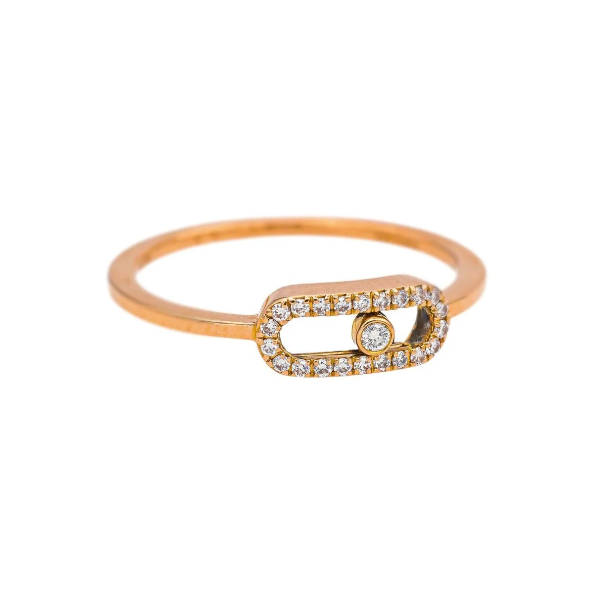 Messika Move Uno Ring, Rose gold with Diamond - Image 5