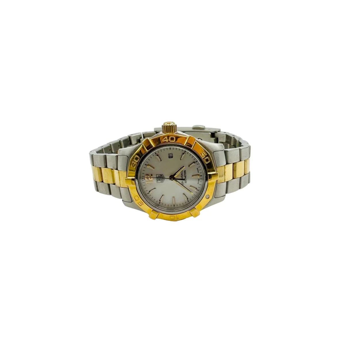 TAG HEUER Aquaracer Ladies' Watch in steel with Yellow gold plating - Image 7