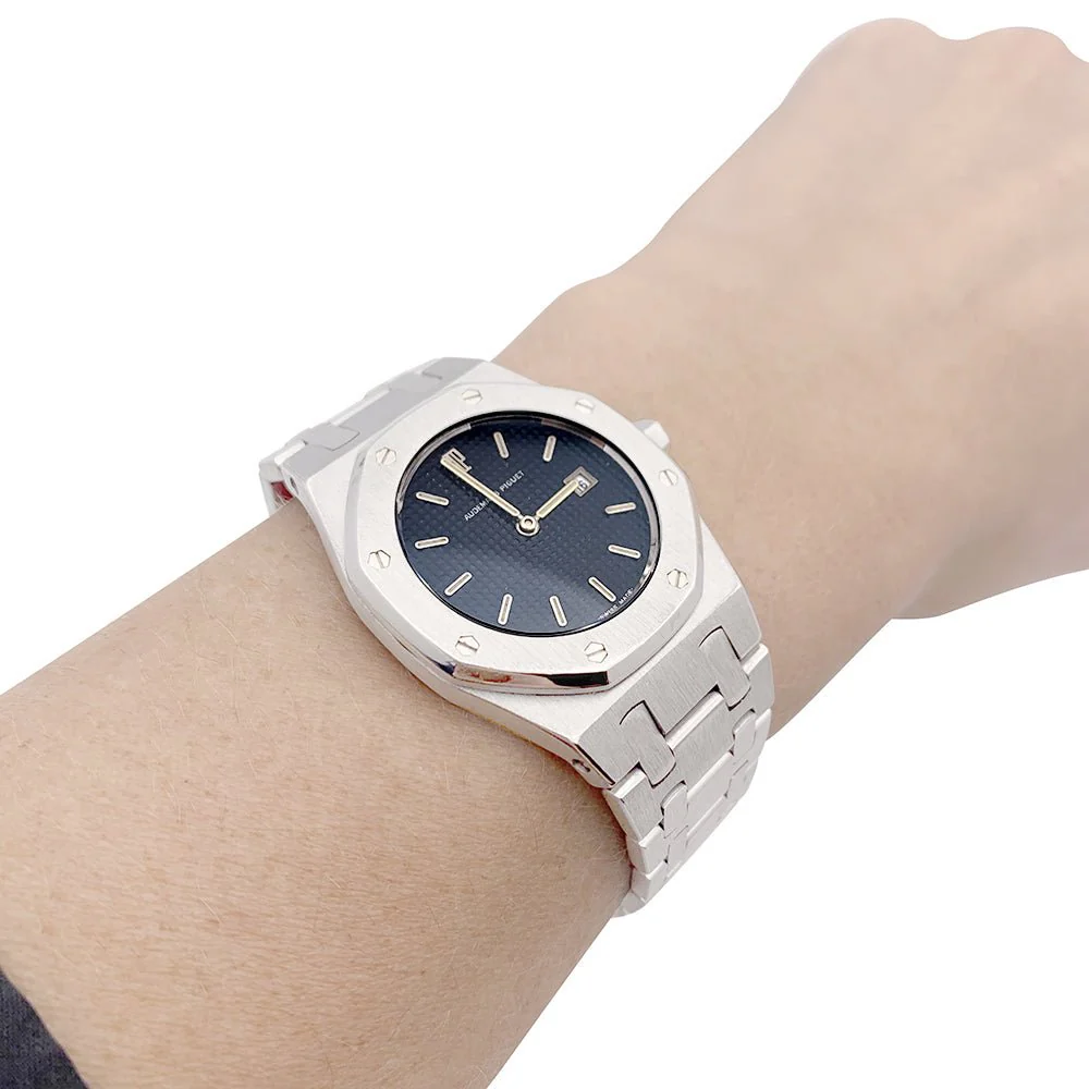 Audemars Piguet “Royal Oak” steel watch. - Image 5