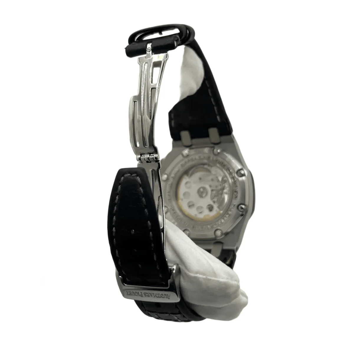 AUDEMARS PIGUET "Royal Oak Offshore "Juan Pablo Montoya" Watch in titanium, carbon, silver, steel and leather - Image 4