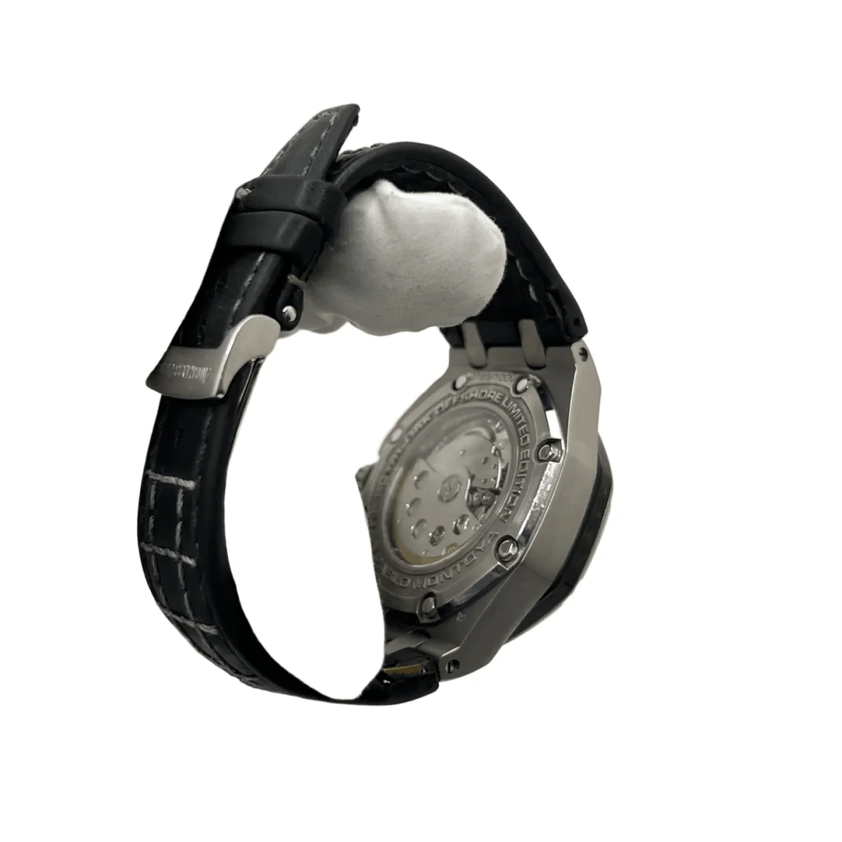 AUDEMARS PIGUET "Royal Oak Offshore "Juan Pablo Montoya" Watch in titanium, carbon, silver, steel and leather - Image 6