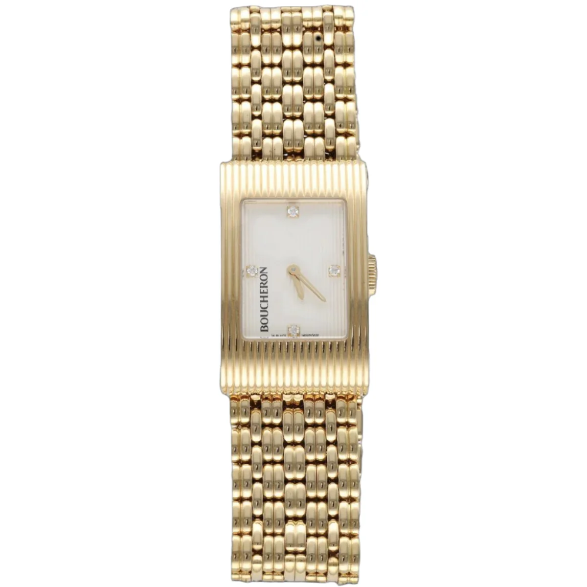 Watch Boucheron Reflet Dame Grand Modèle in yellow gold 18K solid gold - Quartz - Circa 2010