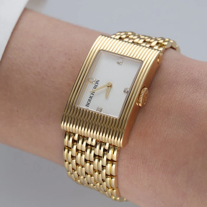 Watch Boucheron Reflet Dame Grand Modèle in yellow gold 18K solid gold - Quartz - Circa 2010 - Image 2