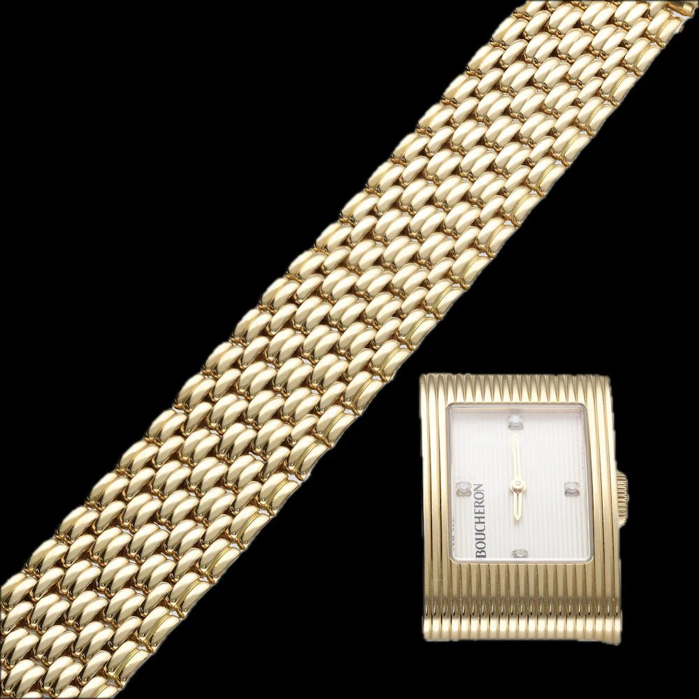 Watch Boucheron Reflet Dame Grand Modèle in yellow gold 18K solid gold - Quartz - Circa 2010 - Image 5
