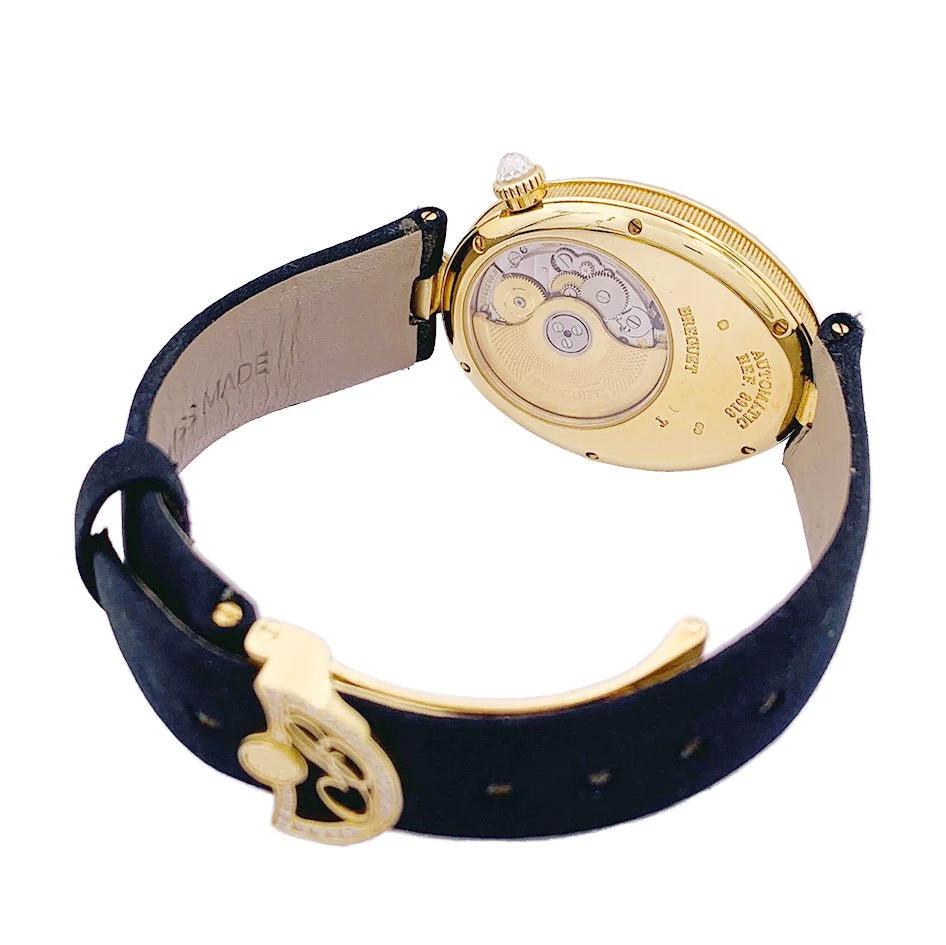 BREGUET "Reine de Naples" watch in pink gold, diamonds, mother-of-pearl and satin - Image 5