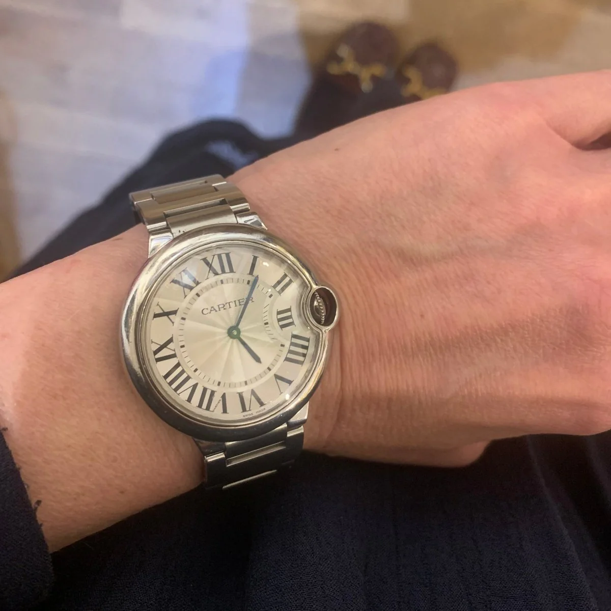 CARTIER "Ballon Bleu" steel watch - Image 2