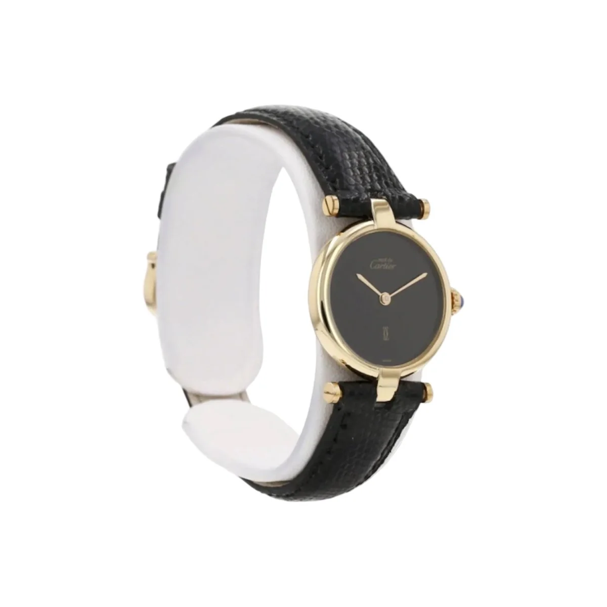 CARTIER "Must de Cartier" watch in Vermeil and leather - Image 10