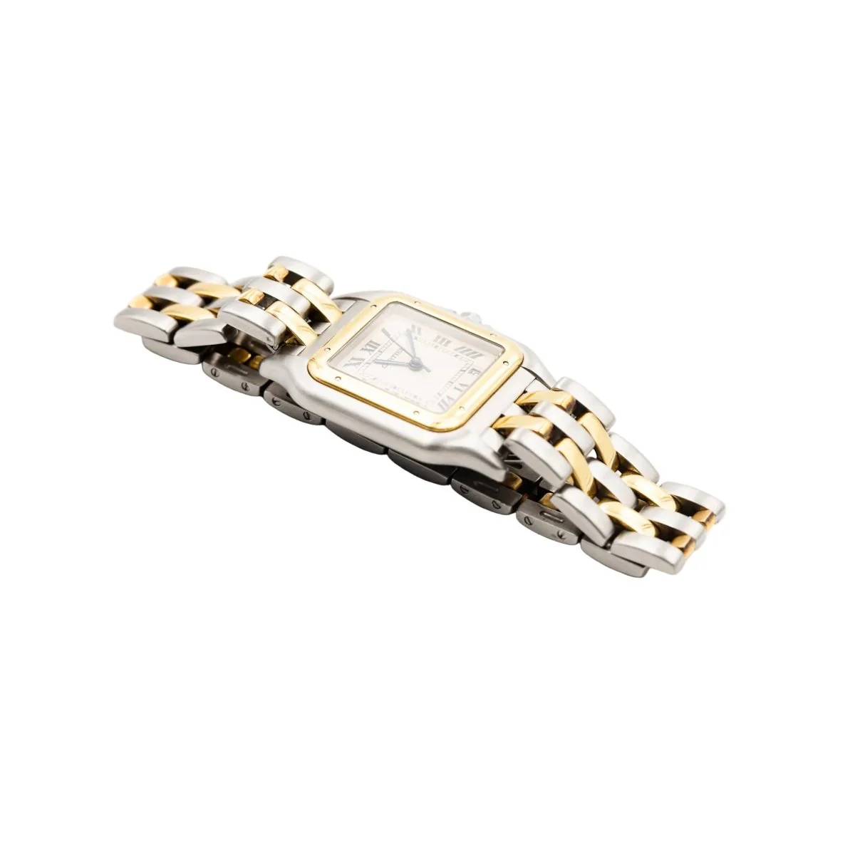 CARTIER "Panthère" Watch in Yellow gold, steel and Quartz - Image 4