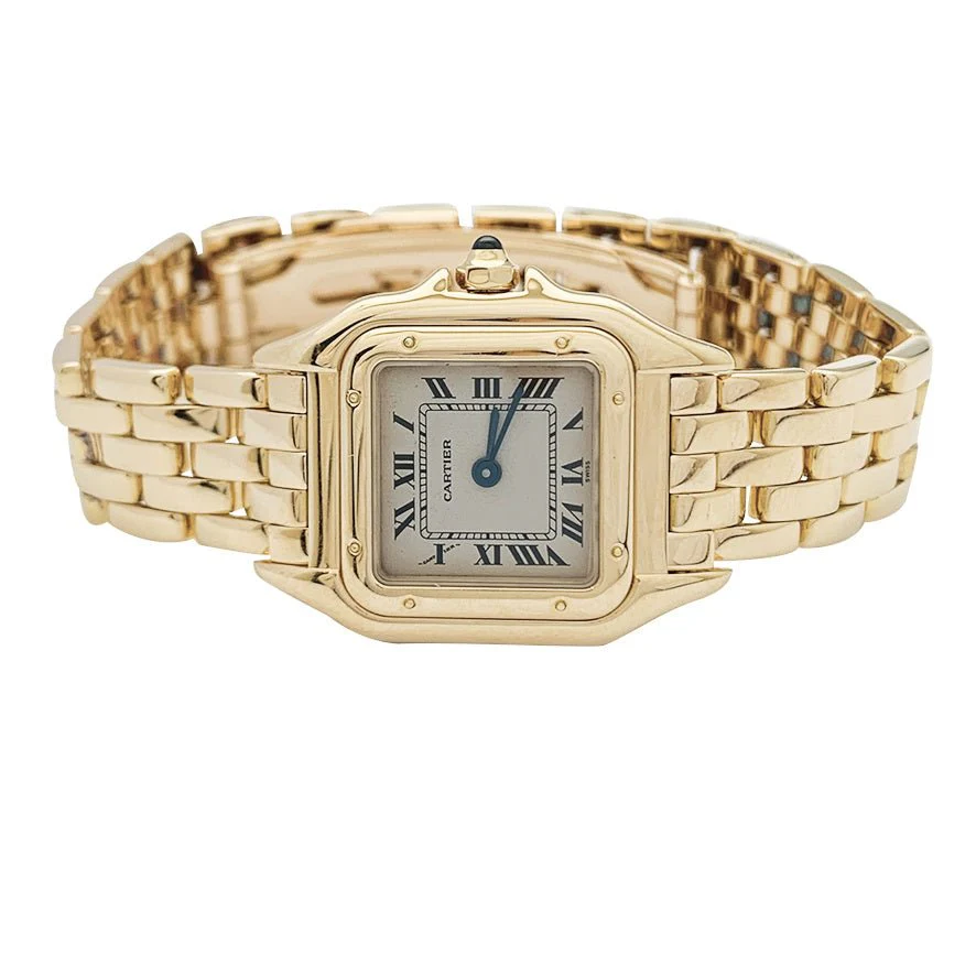 Cartier watch, “Panthère”, yellow gold. - Image 3