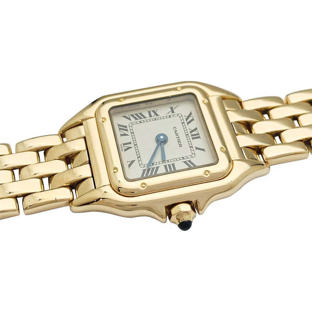 Cartier watch, “Panthère”, yellow gold. - Image 4