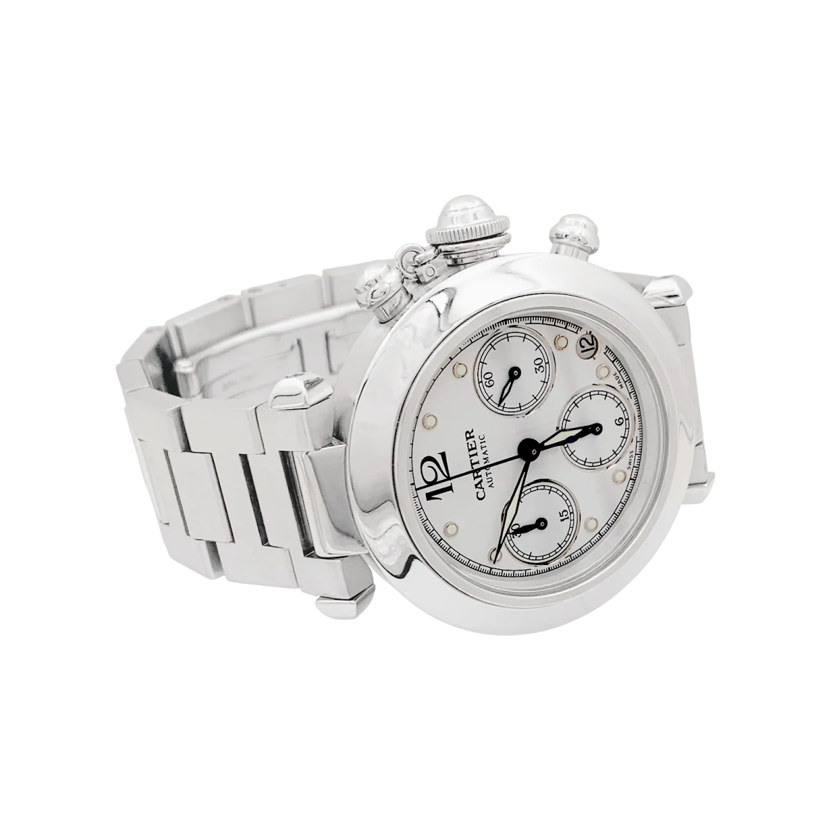 Watch Cartier "Pasha steel. - Image 3