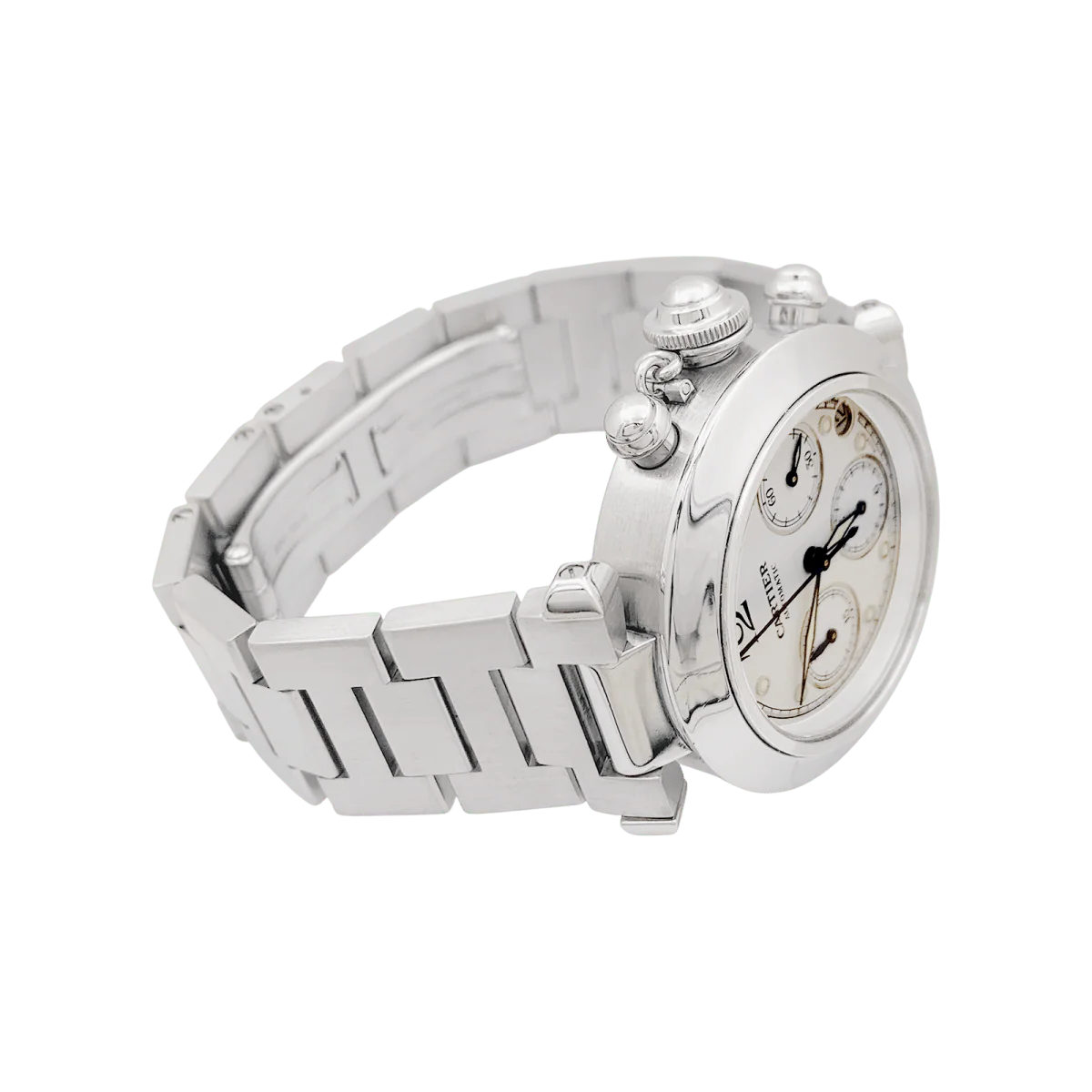 Watch Cartier "Pasha steel. - Image 6
