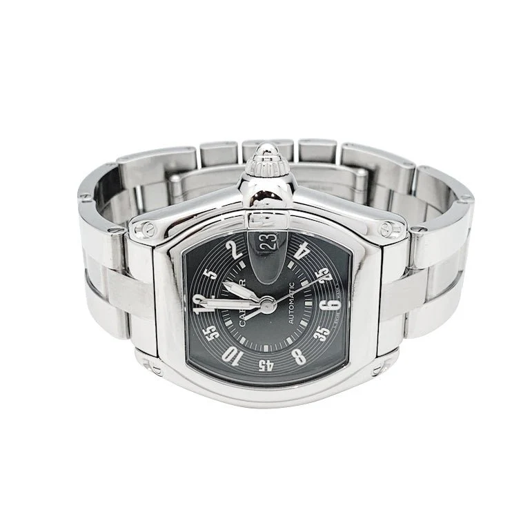 Cartier Roadster watch in steel. - Image 4