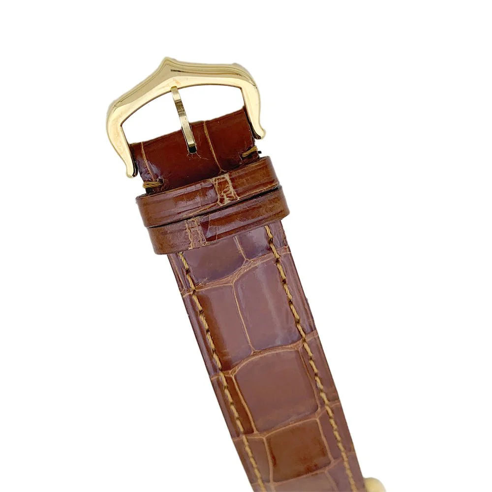 CARTIER "Tank Louis Cartier" watch in yellow gold and leather - Image 5
