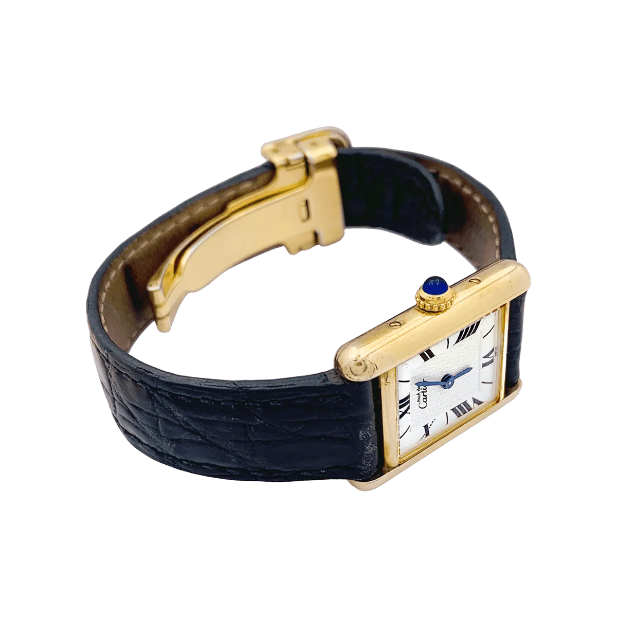 Watch Cartier Tank Must in silver gold-plated - Image 3