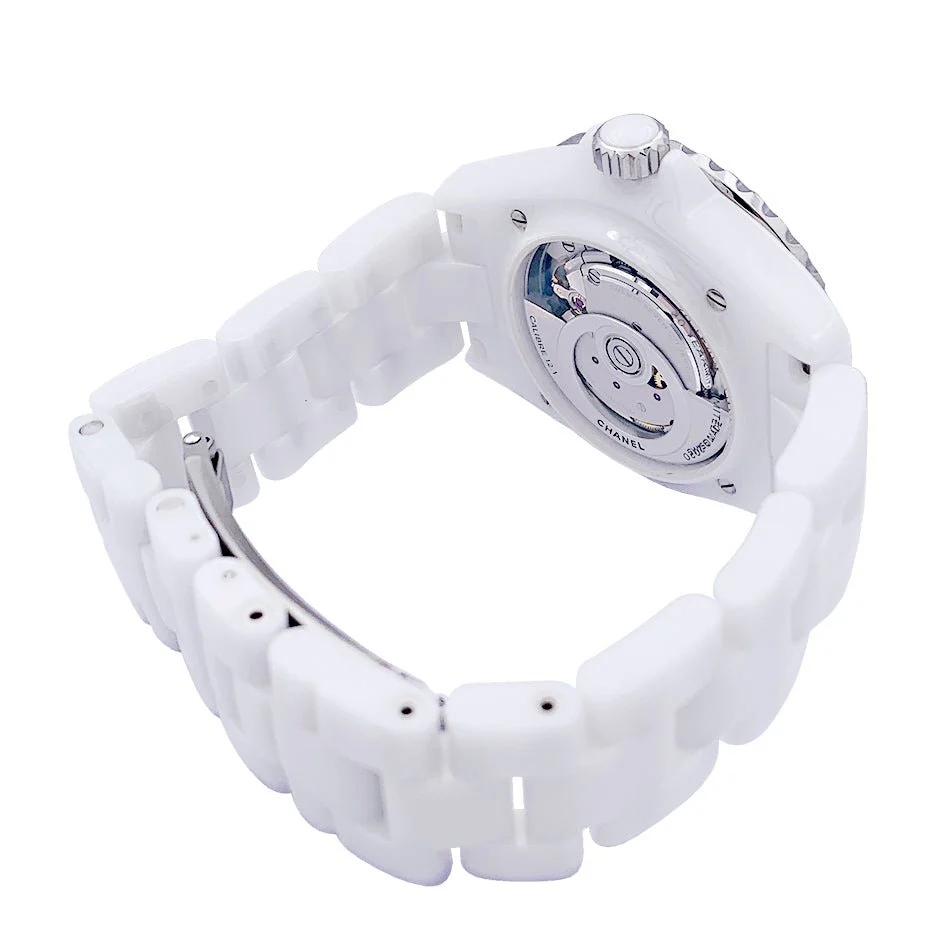 CHANEL ceramic and diamond watch. - Image 3