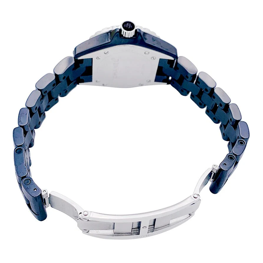 CHANEL “J12” watch in ceramic, steel and diamonds - Image 2