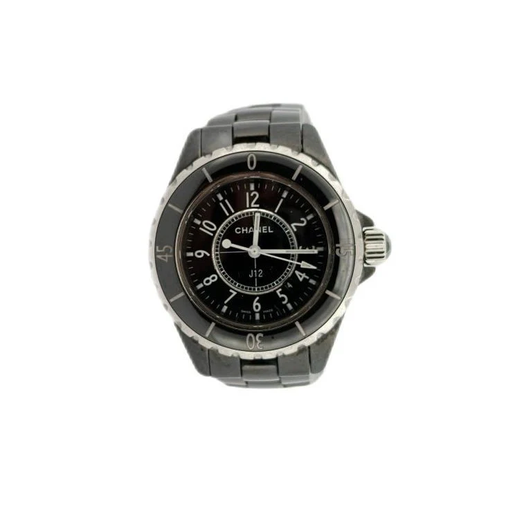 CHANEL J12 watch in black ceramic - Image 3