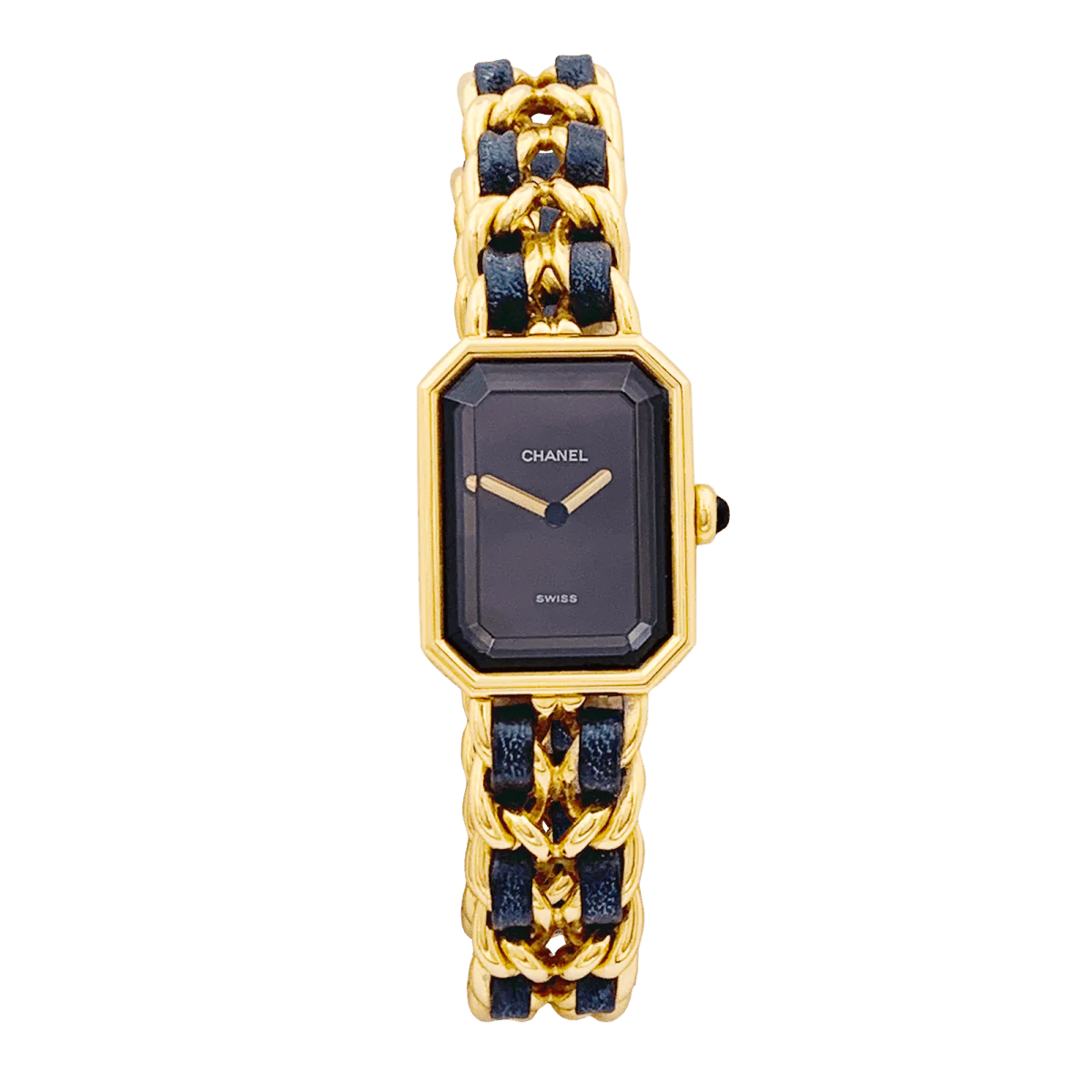 CHANEL "Première" watch in steel and leather
