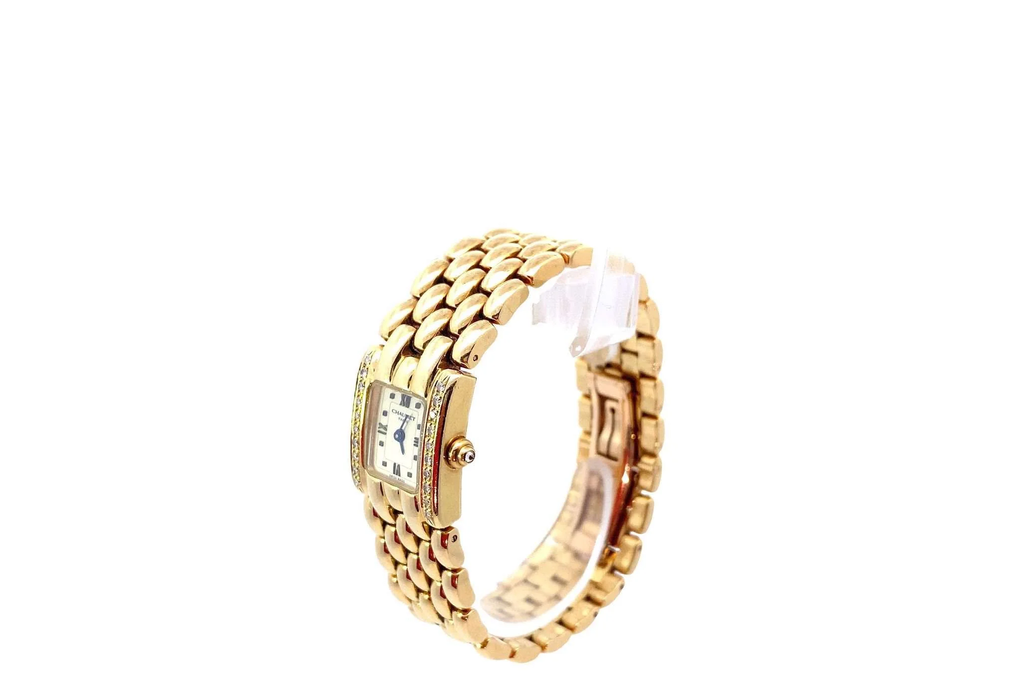 Chaumet Khesis watch in gold and diamonds - Image 2