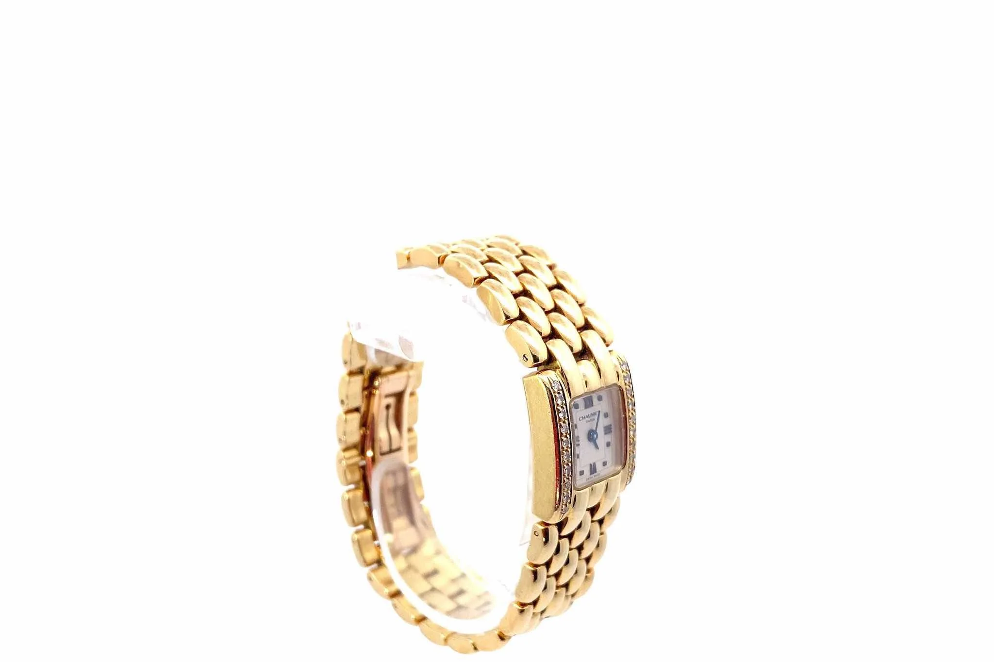 Chaumet Khesis watch in gold and diamonds - Image 3