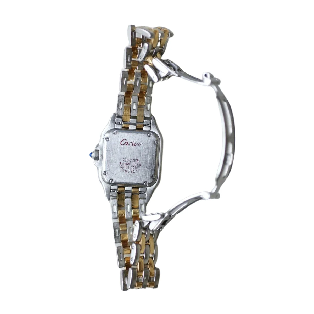 CARTIER “Panthère” watch in yellow gold and steel - Image 3