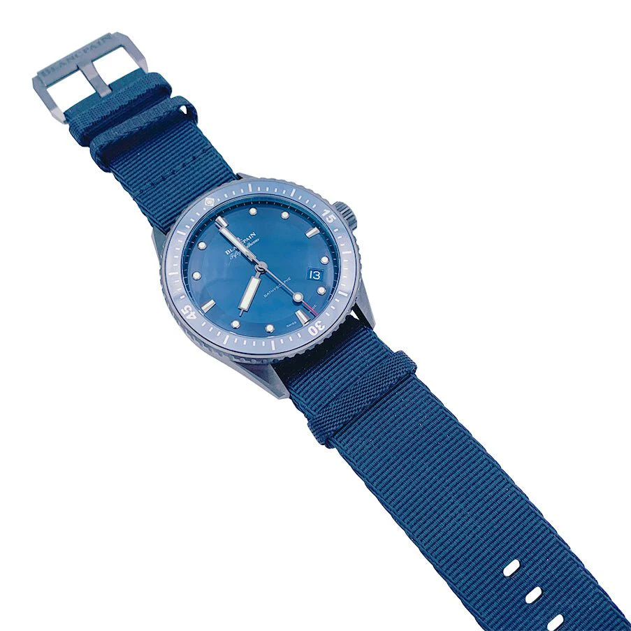 Blancpain diving watch, “Fifty Fathoms Bathyscaphe”, ceramic. - Image 3