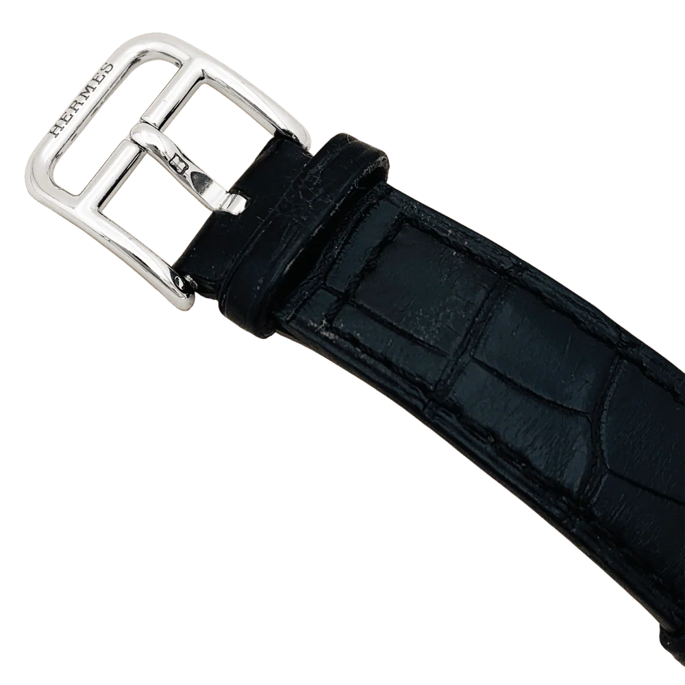 Watch HERMÈS Hour H in steel and mother-of-pearl - Image 4