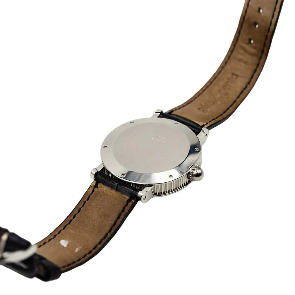GÉRALD GENTA "Retro Classic" watch in steel and leather - Image 6