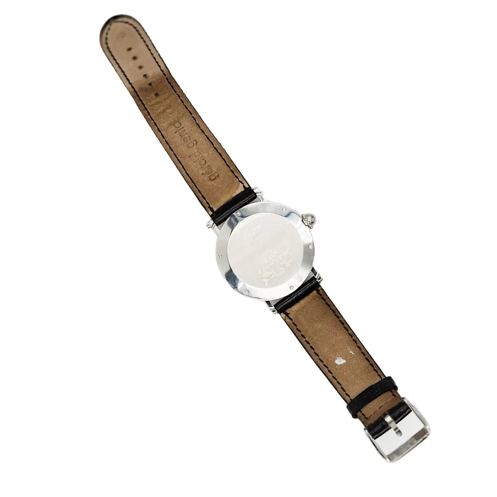 GÉRALD GENTA "Retro Classic" watch in steel and leather - Image 7