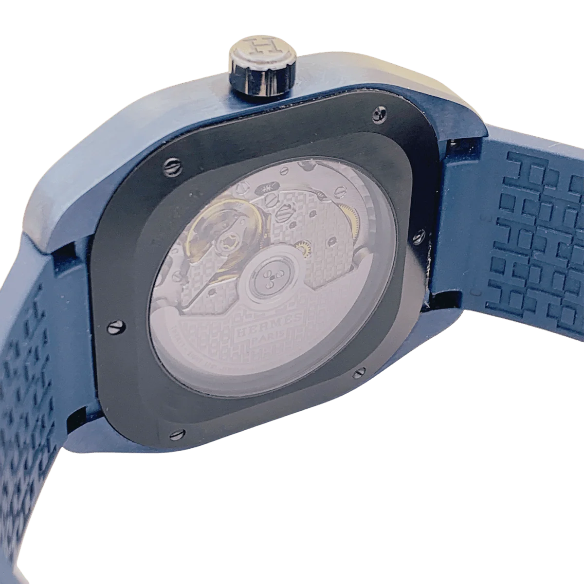 Watch HERMÈS "H08" in titanium and rubber - Image 6