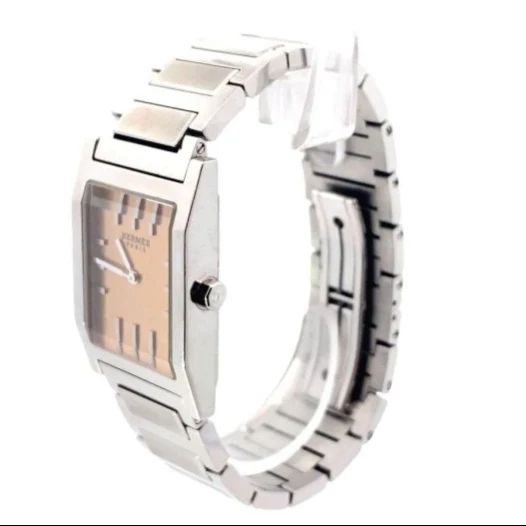 HERMÈS Quartz Watch “Tandem TA1.710” in steel - Image 3