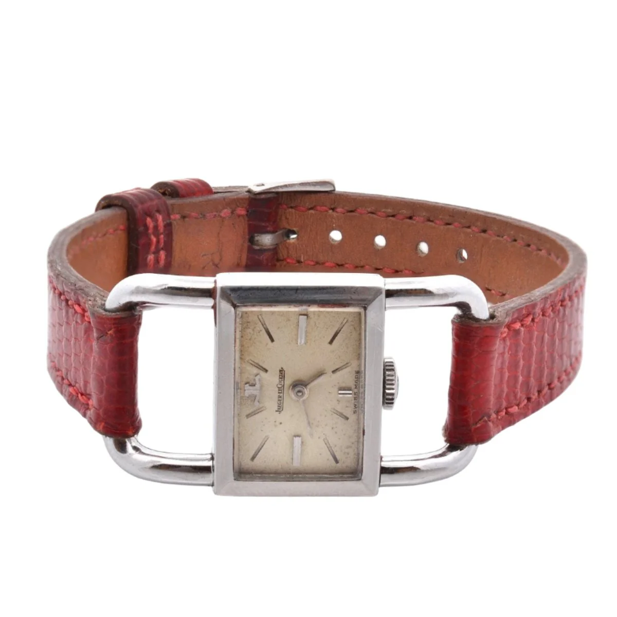 JAEGER-LECOULTRE "Stride" leather watch - Image 2