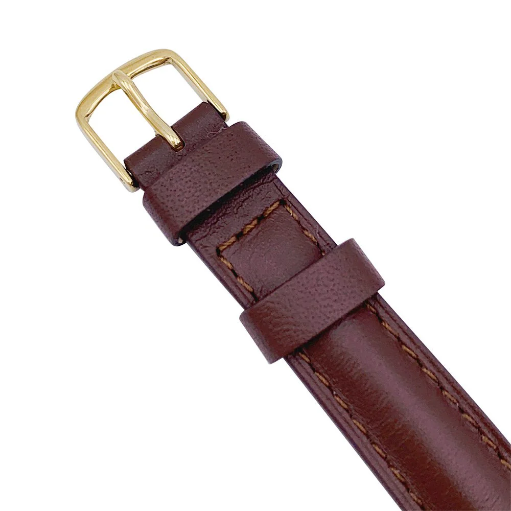 JAEGER-LECOULTRE watch, “Etrier” in yellow gold and leather. - Image 5
