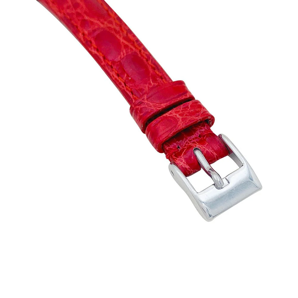 Jaeger Lecoultre & Hermès watch, "Etrier" model in steel, leather strap. - Image 5