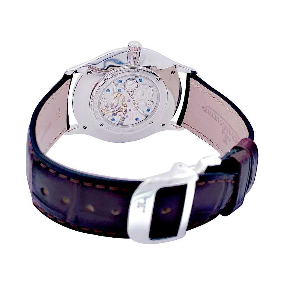 JAEGER LECOULTRE “Master Ultra Thin” steel watch. - Image 7