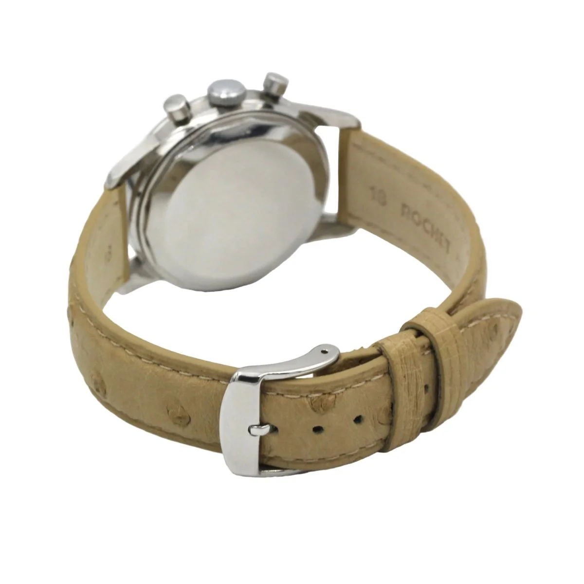 LEMANIA "Uti 105" Watch in steel and leather - Image 3