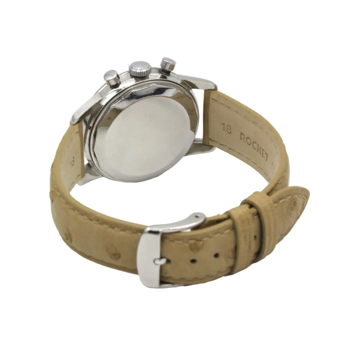 LEMANIA "Uti 105" Watch in steel and leather - Image 4