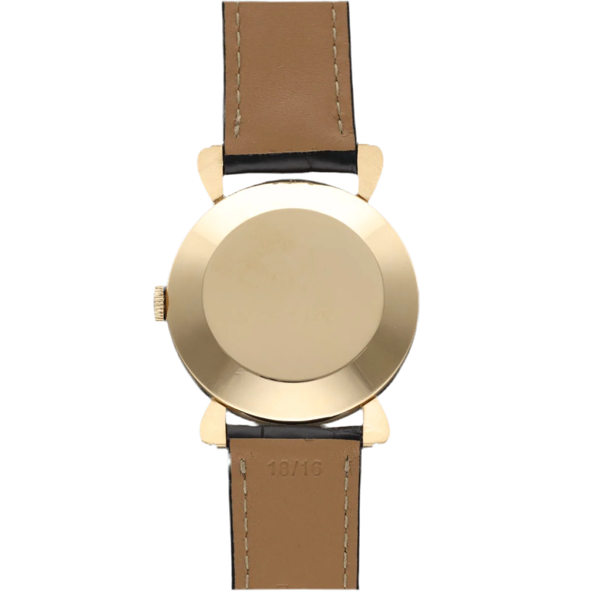 Watch OMEGA in yellow gold and leather - Image 5