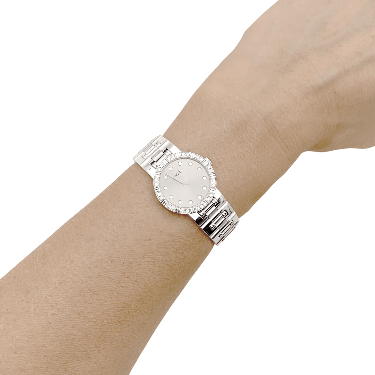 Montre PIAGET "Dancer" en or blanc et diamants - Image 2