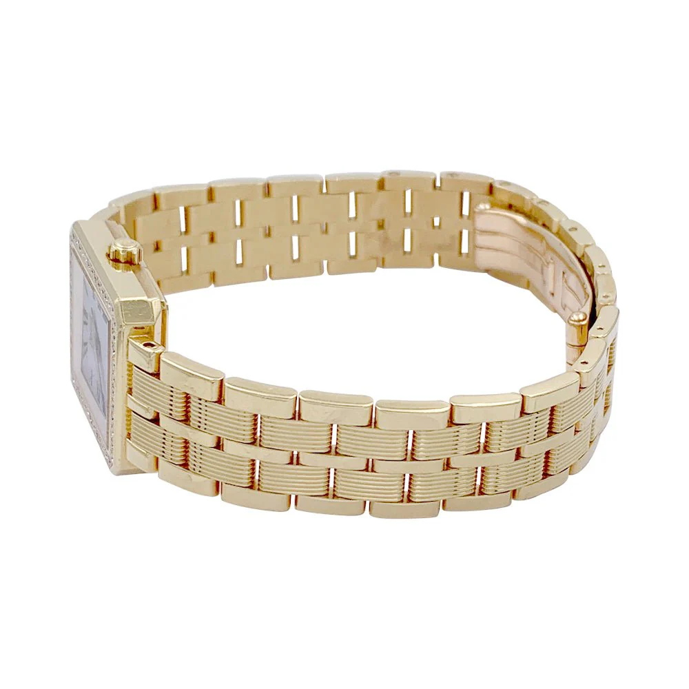 Piaget watch, “Protocol”, yellow gold and diamonds. - Image 7