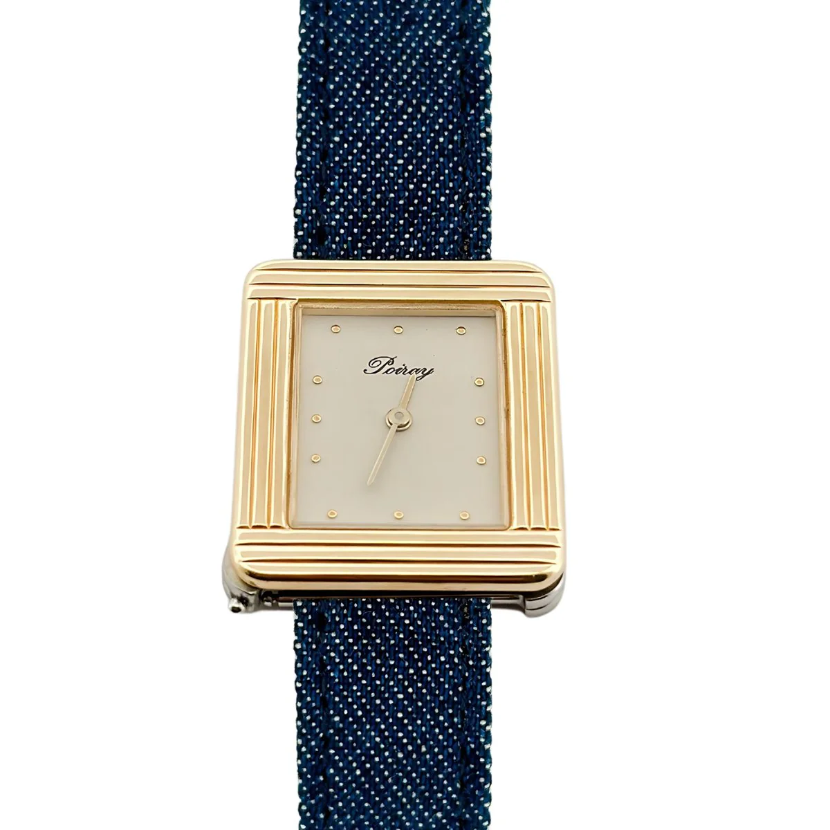 POIRAY Quartz Watch “Ma Première” in yellow gold and steel - Image 2