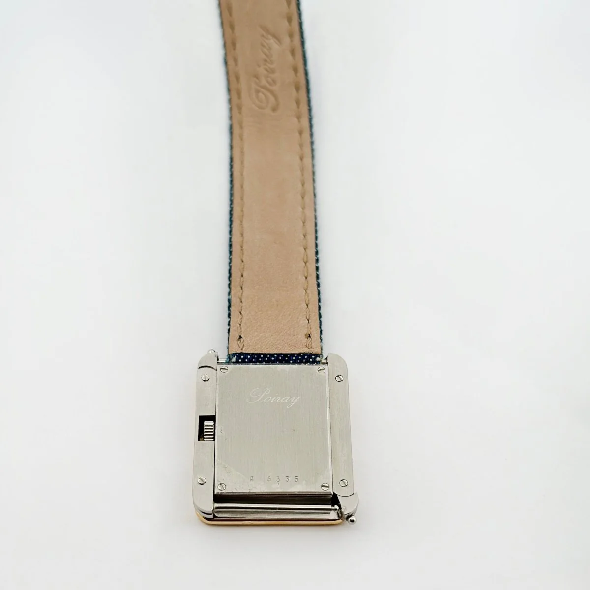 POIRAY Quartz Watch “Ma Première” in yellow gold and steel - Image 4