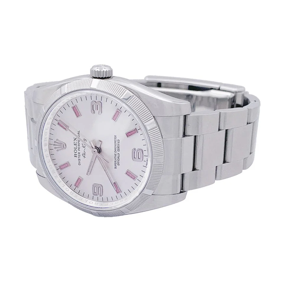 ROLEX “Oyster Perpetual Air-King” watch in steel - Image 2