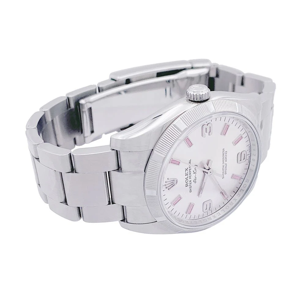ROLEX “Oyster Perpetual Air-King” watch in steel - Image 4
