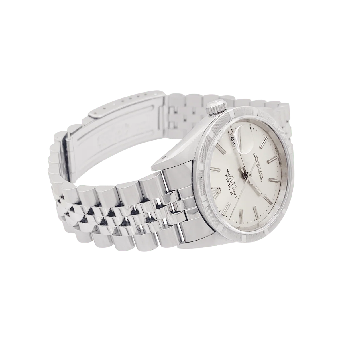 Watch Rolex "Oyster Perpetual Date" in steel - Image 3
