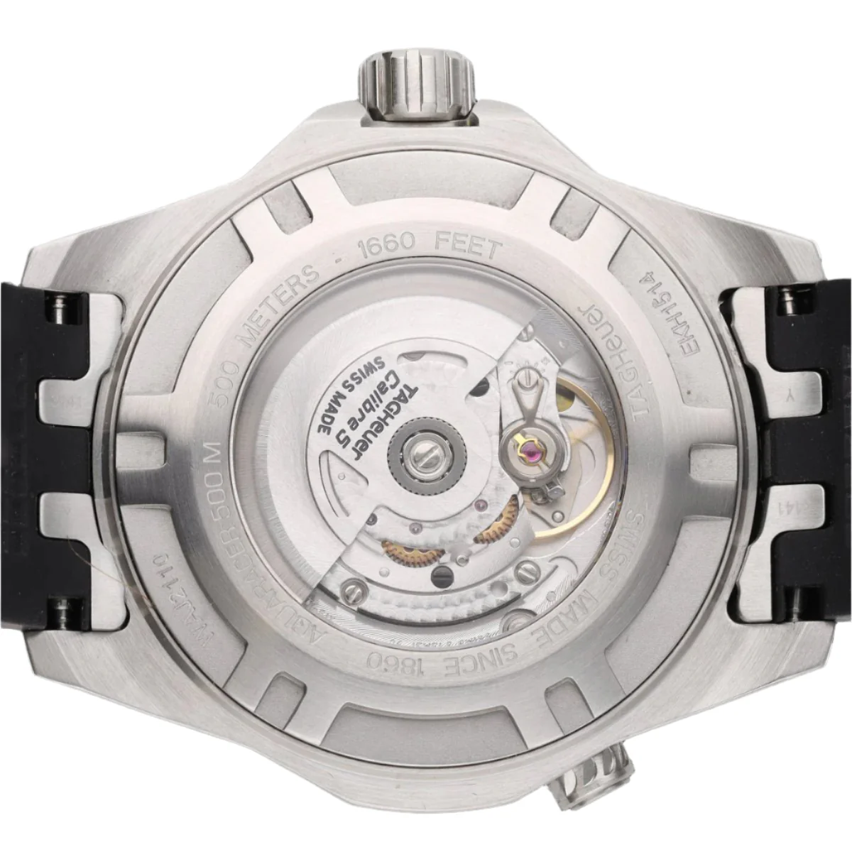Watch TAG Heuer Aquaracer 500 m (Ref WAJ2110.FT6015) in steel from 2012. Full Set. 42 mm - Image 3