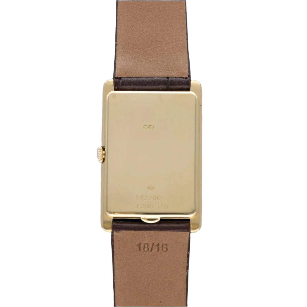 Watch Universal Geneve Men's rectangular Extraplate in 18k yellow gold circa 1975. Mechanical. ref 142200 - Image 4