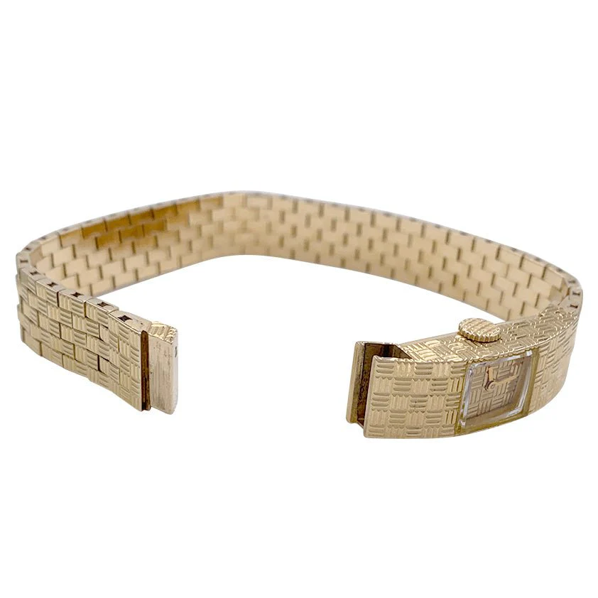 Vintage Boucheron yellow gold watch - Image 3