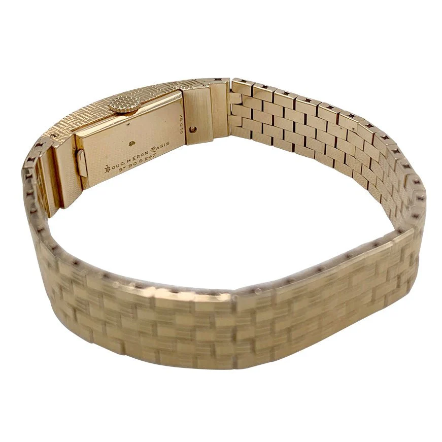 Vintage Boucheron yellow gold watch - Image 5